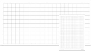 Square graph paper with 5mm. grid