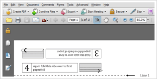 Use Adobe Reader to open and print PDF files